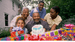 Family at birthday party for Senior